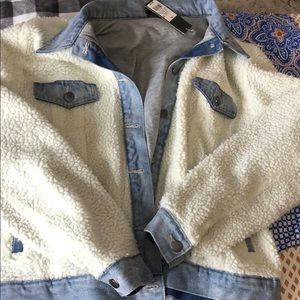 Wild Fable Sherpa Jean Jacket XL *NEW WITH TAGS*